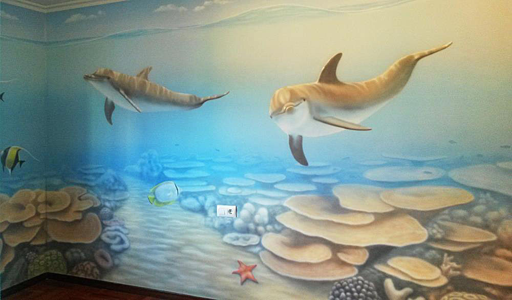 Dolphins bedroom 