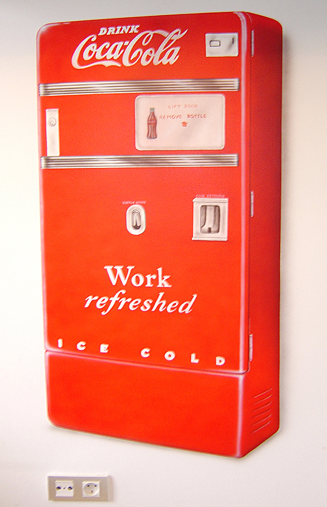 Coca cola old fridge