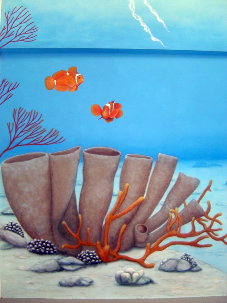 Underwater mural