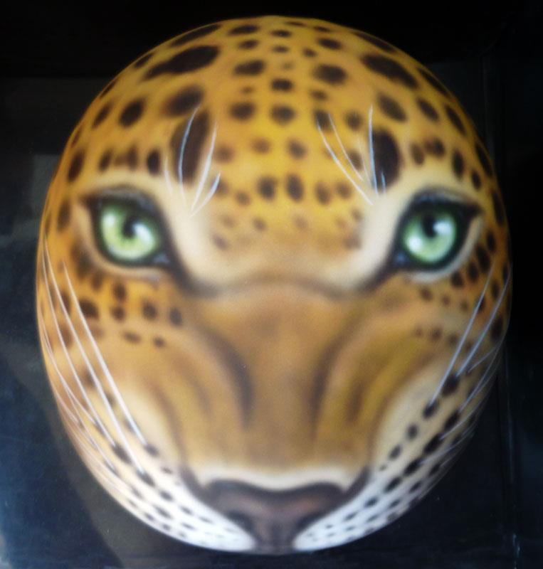 Leopard helmet